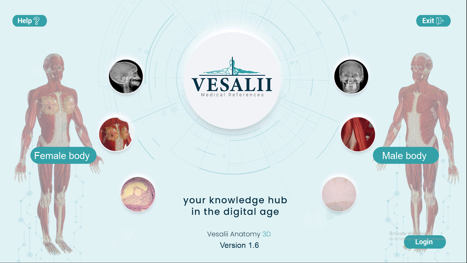 Vesalii Anatomy 3D institution Student screenshot 1