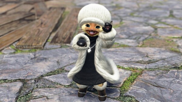 Monster Hunter Rise - "Felyne Fluffy Fur" Palico layered armor set for steam Monster Hunter Rise - "Felyne Fluffy Fur" Palico layered armor set for steam