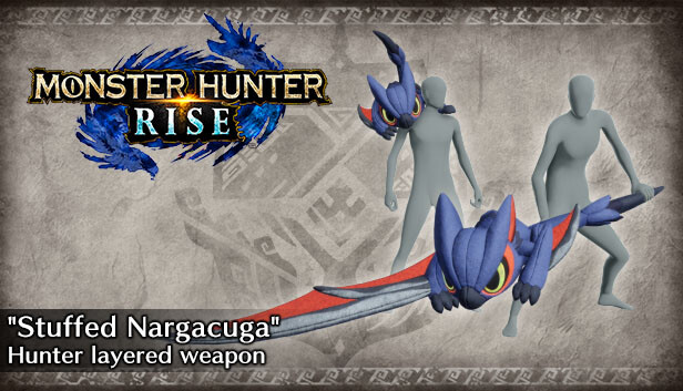 Monster Hunter Rise Stuffed Nargacuga Hunter Layered Weapon Long   Capsule 616x353 