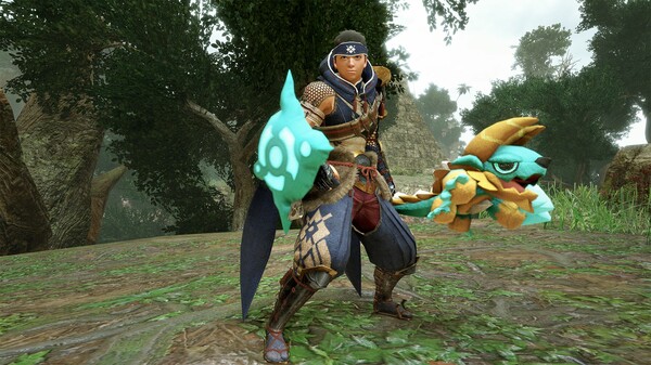Monster Hunter Rise - "Stuffed Zinogre" Hunter layered weapon (Sword & Shield) for steam Monster Hunter Rise - "Stuffed Zinogre" Hunter layered weapon (Sword & Shield) for steam
