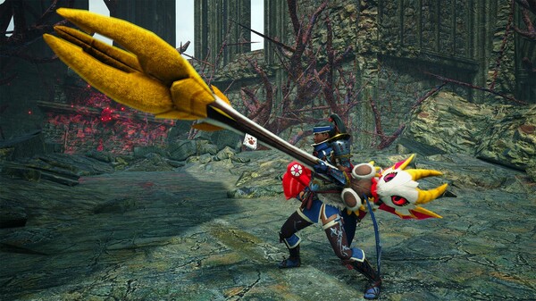 Monster Hunter Rise - "Stuffed Malzeno" Hunter layered weapon (Lance)