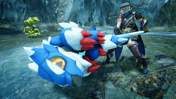 Monster Hunter Rise - "Stuffed Lunagaron" Hunter layered weapon (Switch Axe) for steam Monster Hunter Rise - "Stuffed Lunagaron" Hunter layered weapon (Switch Axe) for steam