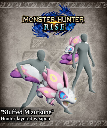 Monster Hunter Rise - "Stuffed Mizutsune" Hunter layered weapon (Heavy Bowgun)