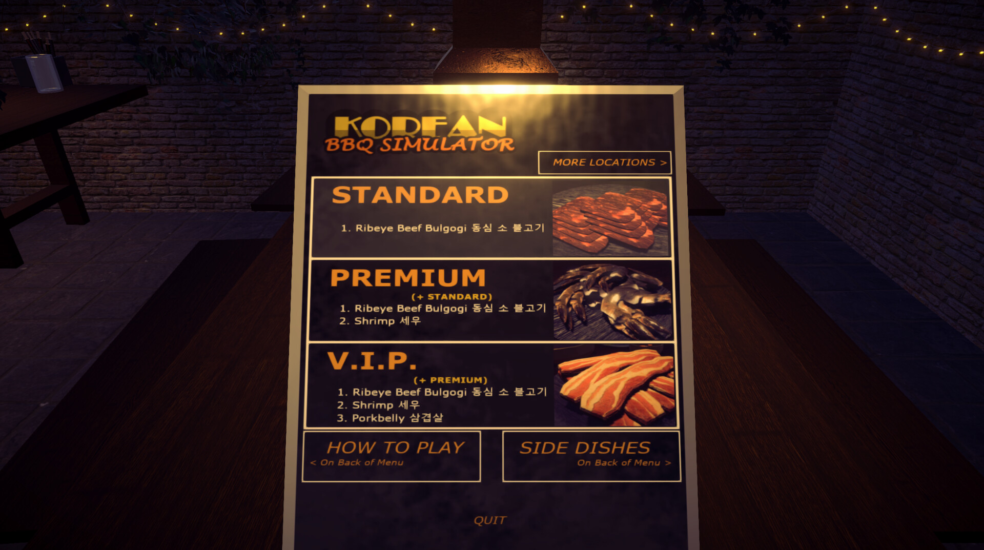 Korean BBQ Simulator screenshot 1