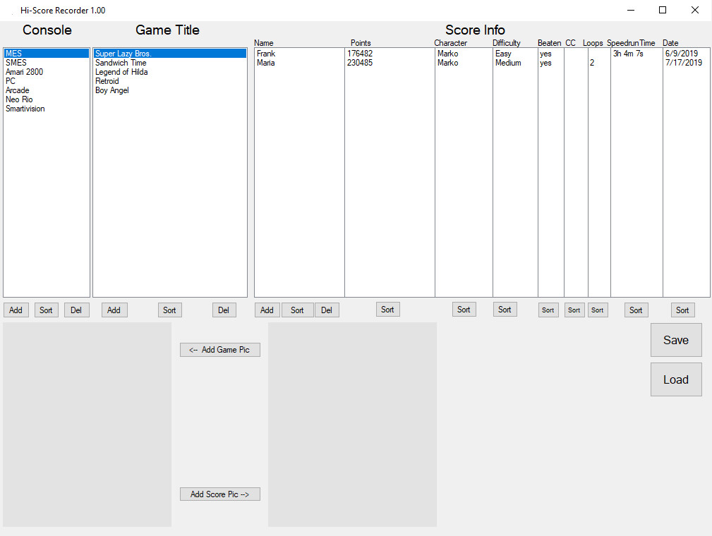 Hi-Score Recorder screenshot 1