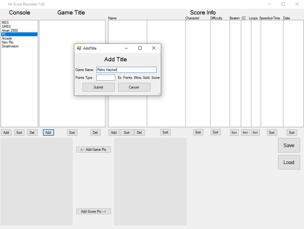 Hi-Score Recorder #2