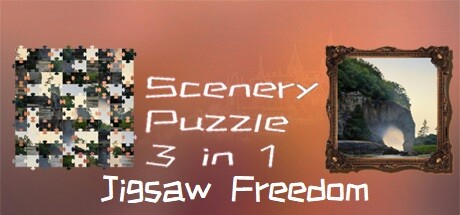 风景谜题三合一  Scenery Puzzle 3in1 steam charts