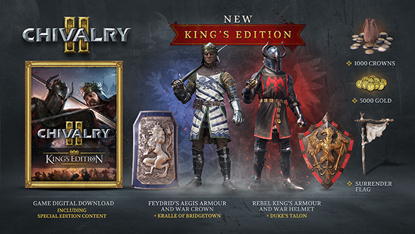 Poupa 60% em Chivalry 2 - King's Edition Content no Steam