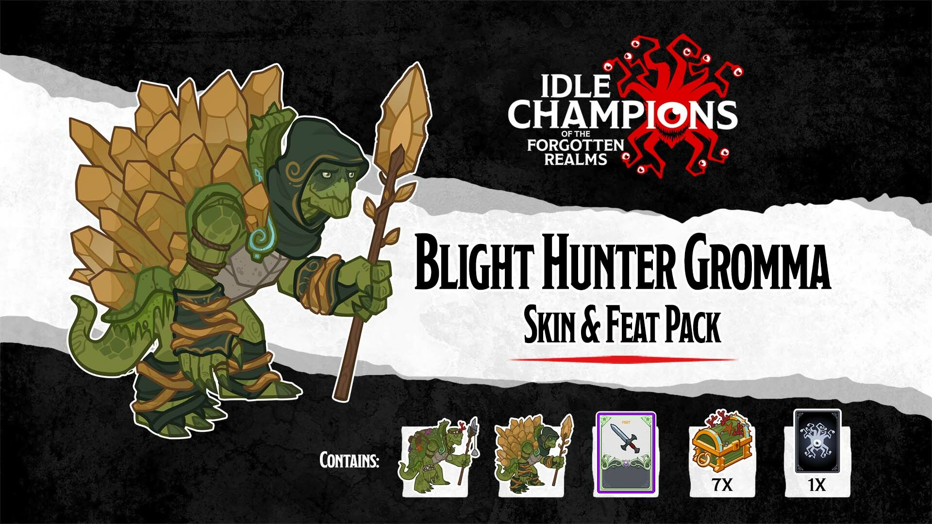 Idle Champions - Blight Hunter Gromma Skin & Feat Pack Featured Screenshot #1