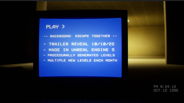 Скриншот из Backrooms: Escape Together
