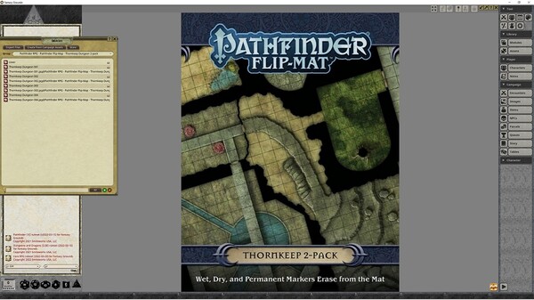 Fantasy Grounds - Pathfinder RPG - Pathfinder Flip-Mat - Thornkeep Dungeon 2-pack Fantasy Grounds - Pathfinder RPG - Pathfinder Flip-Mat - Thornkeep Dungeon 2-pack