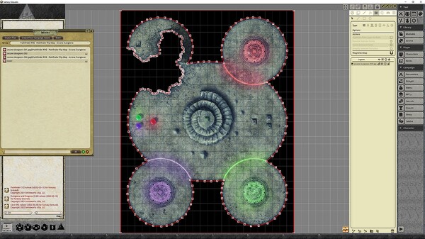 Fantasy Grounds - Pathfinder RPG - Pathfinder Flip-Map - Arcane Dungeons