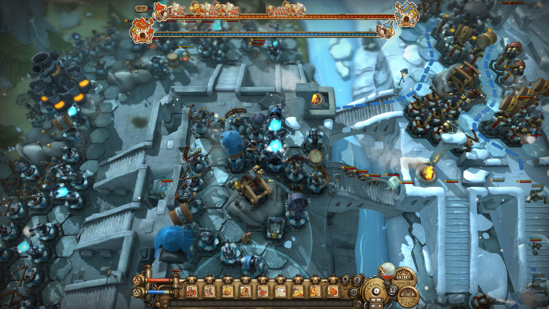 Screenshot of a classic Tower Defense game. Game shown: Tower Defense