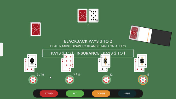 Blackjack at Carrot game for Linux 1