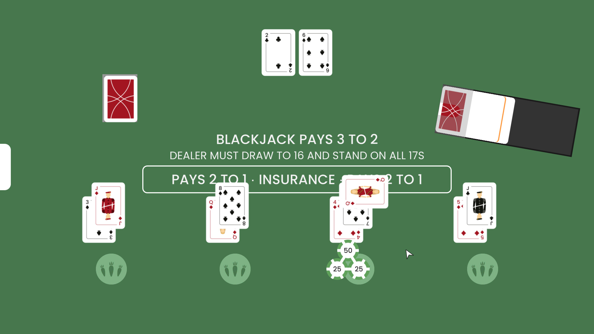 Blackjack at Carrot #4