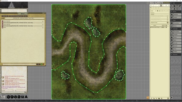 Fantasy Grounds - Pathfinder RPG - GameMastery Flip-Mat - Classic Keep