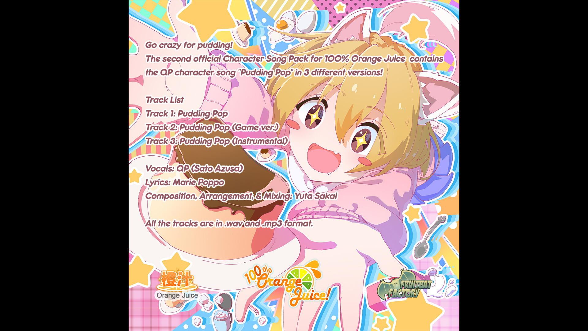 100 Orange Juice Character Song Pack Pudding Pop On Steam