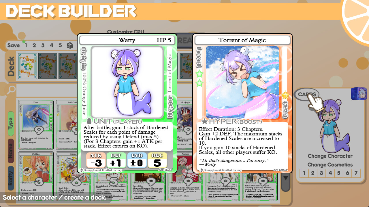 100% Orange Juice - Watty & Pomeranius Character Pack #2