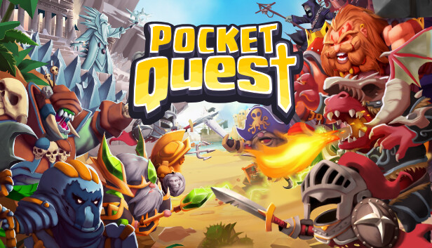 Imagen de la cápsula de "Pocket Quest" que utilizó RoboStreamer para las transmisiones en Steam