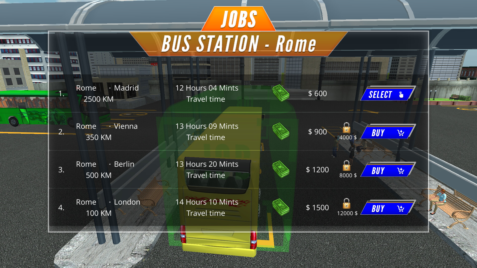 Europe Bus Driver #4