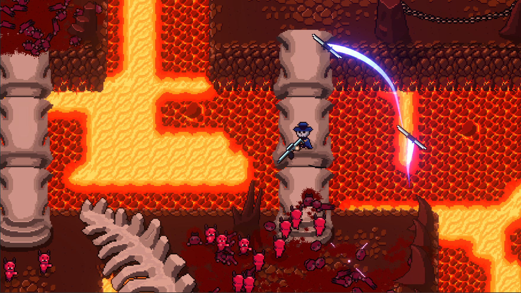 Pixels of terraria calamity video game