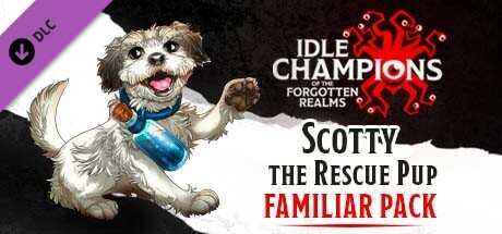 idle champions - scotty the rescue pup familiar pack thumbnail