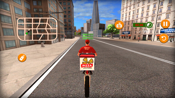 Скриншот из Moto Pizza Courier
