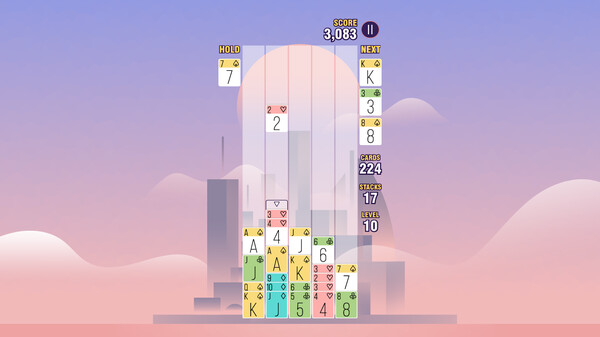 Solitris game for Linux 1