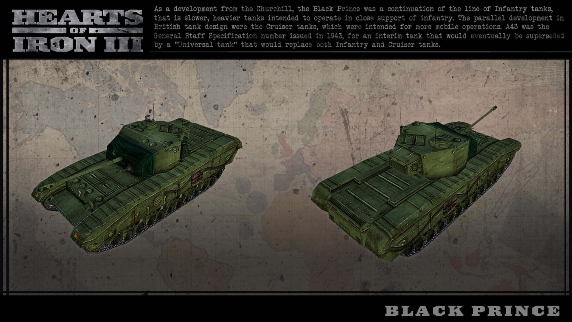 Hearts of Iron III: British Vehicle Spritepack Featured Screenshot #1