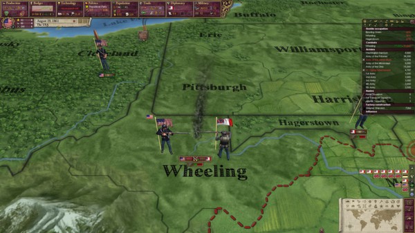 скриншот Victoria II: A House Divided - American Civil War Spritepack 0