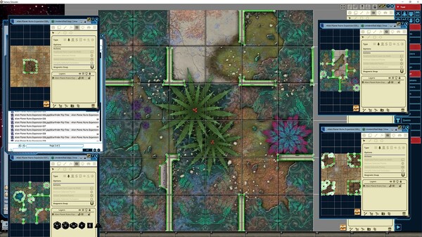 Fantasy Grounds - Starfinder RPG - Flip-Tiles - Alien Planet Ruins Expansion Fantasy Grounds - Starfinder RPG - Flip-Tiles - Alien Planet Ruins Expansion