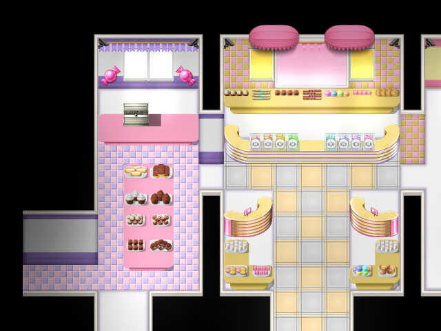 RPG Maker MZ - KR Candy Shop Tileset #2