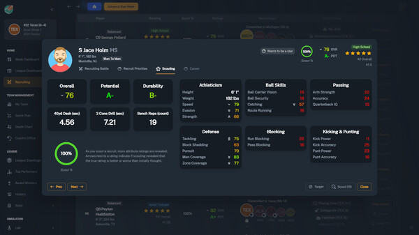 Football Coach: College Dynasty game for windows Pc 1