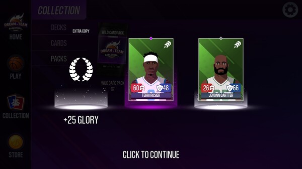 Screenshot of Basketball DreamTeam
