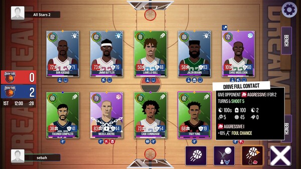 Screenshot of Basketball DreamTeam