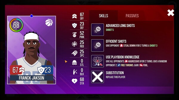 Screenshot of Basketball DreamTeam