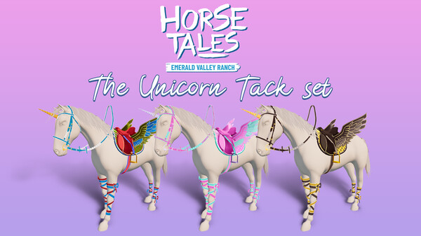 Unicorn Tack Set - Horse Tales: Emerald Valley Ranch