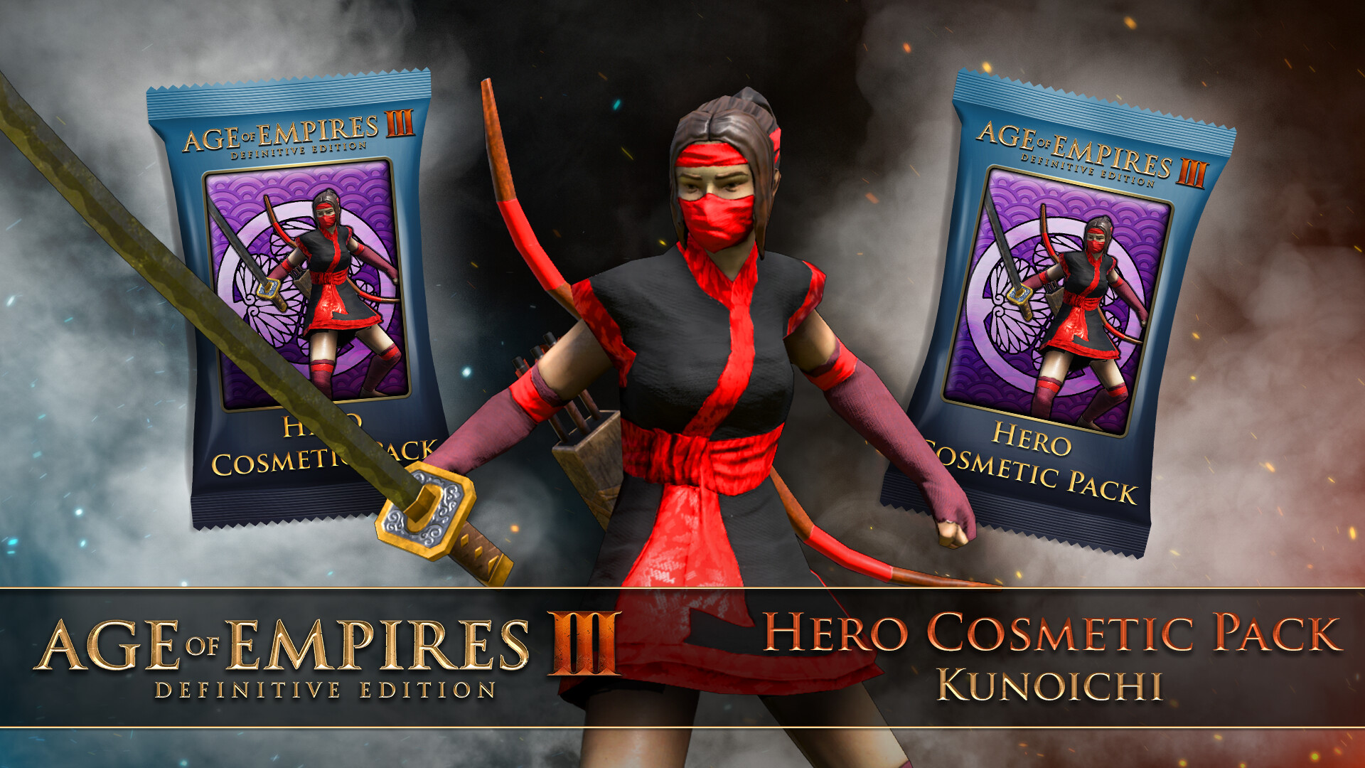 Age of Empires III: Definitive Edition – Hero Cosmetic Pack – Kunoichi Featured Screenshot #1
