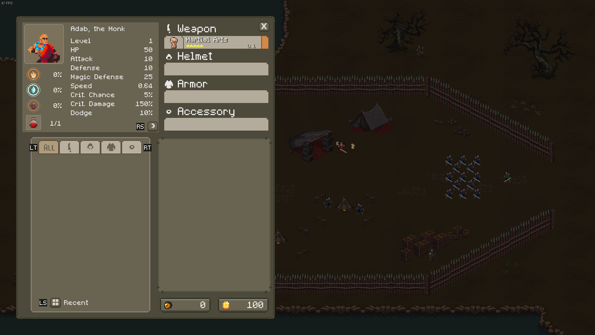 Awakening of Legend - Monk Character #2