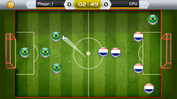 Скриншот из Finger Soccer