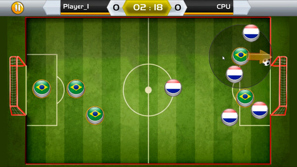 Finger Soccer game for Linux 1