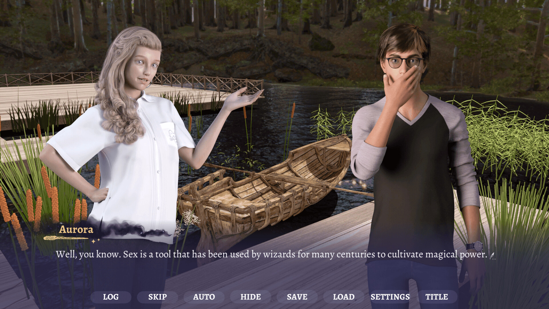 Wand Out - A 3D Magical Gay Novel Demo #11