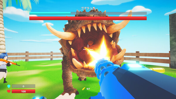 Alice with Gatling game for Linux 1