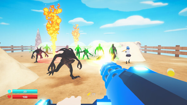 Alice with Gatling game for windows Pc 1