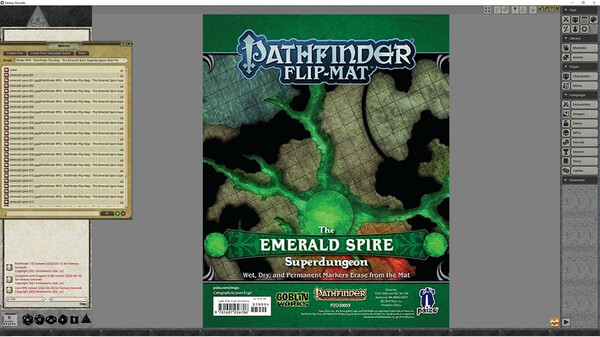 Fantasy Grounds - Pathfinder RPG - Pathfinder Flip-Mat - The Emerald Spire Superdungeon Multi-Pack Fantasy Grounds - Pathfinder RPG - Pathfinder Flip-Mat - The Emerald Spire Superdungeon Multi-Pack