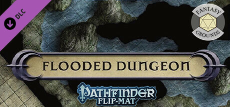 Fantasy Grounds - Pathfinder RPG - Pathfinder Flip-Mat - Flooded Dungeon