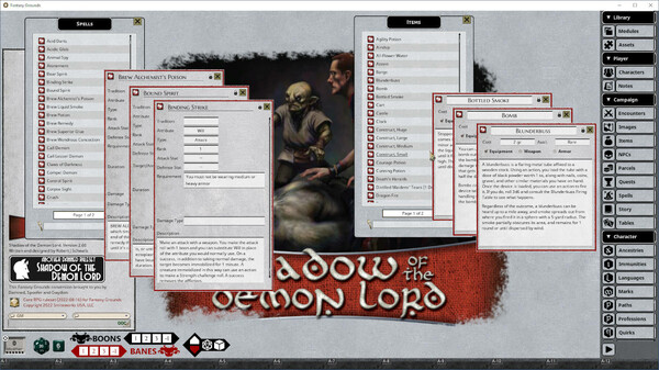 Fantasy Grounds - Demon Lord's Companion Fantasy Grounds - Demon Lord's Companion