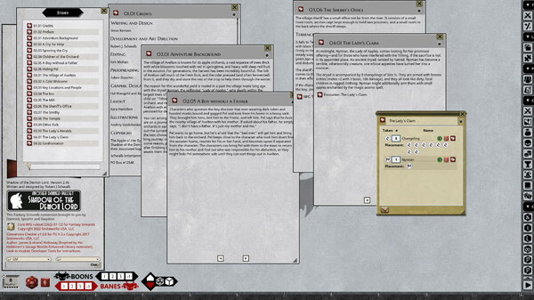 Fantasy Grounds - Shadow of the Demon Lord Adventure Pack 1 Fantasy Grounds - Shadow of the Demon Lord Adventure Pack 1