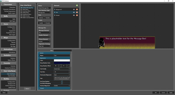 Скриншот из RPG Architect