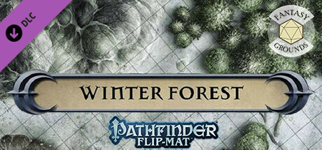 Fantasy Grounds - Pathfinder RPG - Pathfinder Flip-Mat - Winter Forest